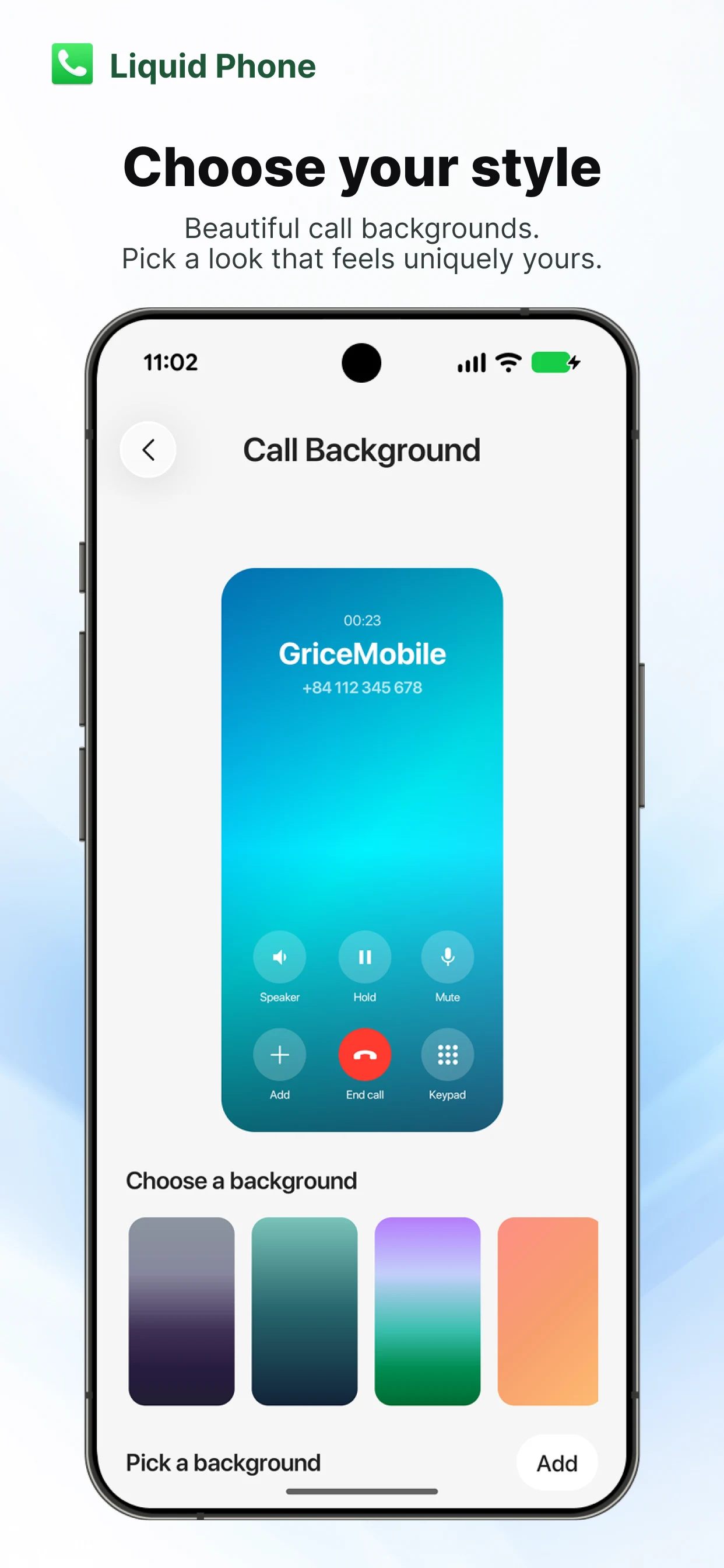 Liquid Phone - iCall Dialer screenshot