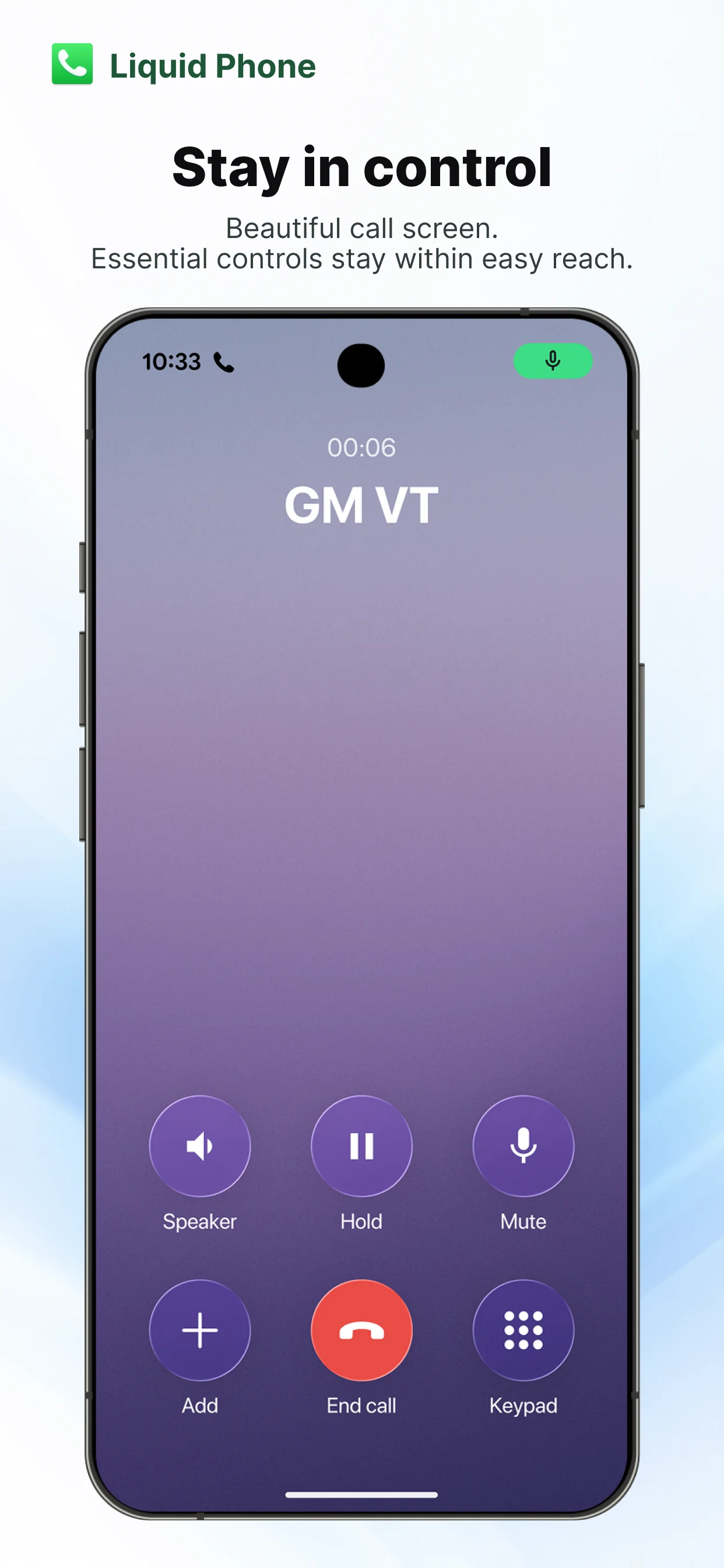 Liquid Phone - iCall Dialer screenshot
